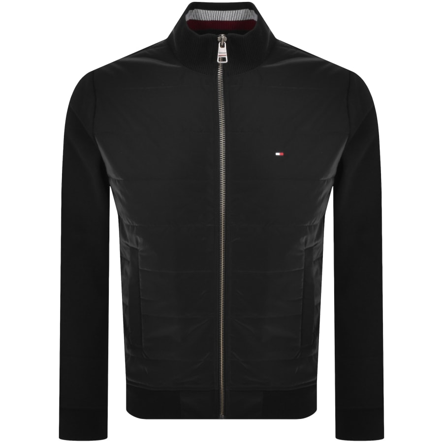 Tommy hilfiger mixed media jacket top
